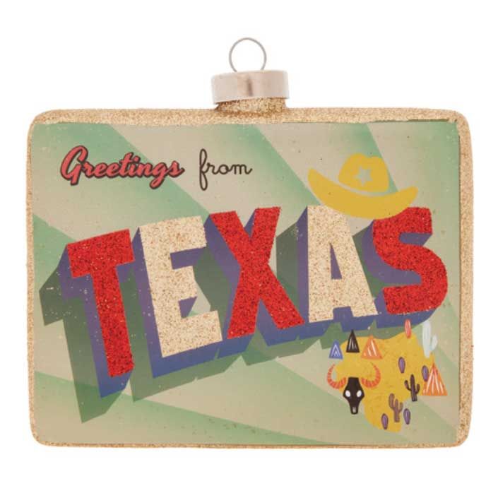 Kat + Annie Greetings From Texas Ornament Set of 6, 88309, 026301883098