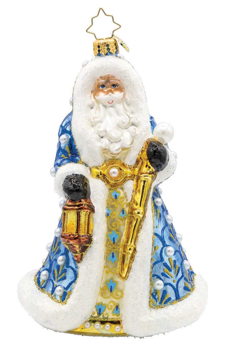 Christopher Radko Gilded Grandeur Santa Ornament 1022314, 026301941019