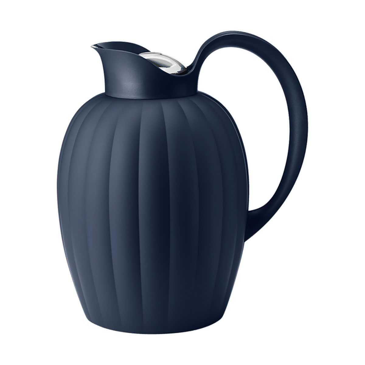 George Jensen Bernadotte Thermo Jug Midnight Blue Stainless Steel Lid 1 L 10020310, 5713275242598