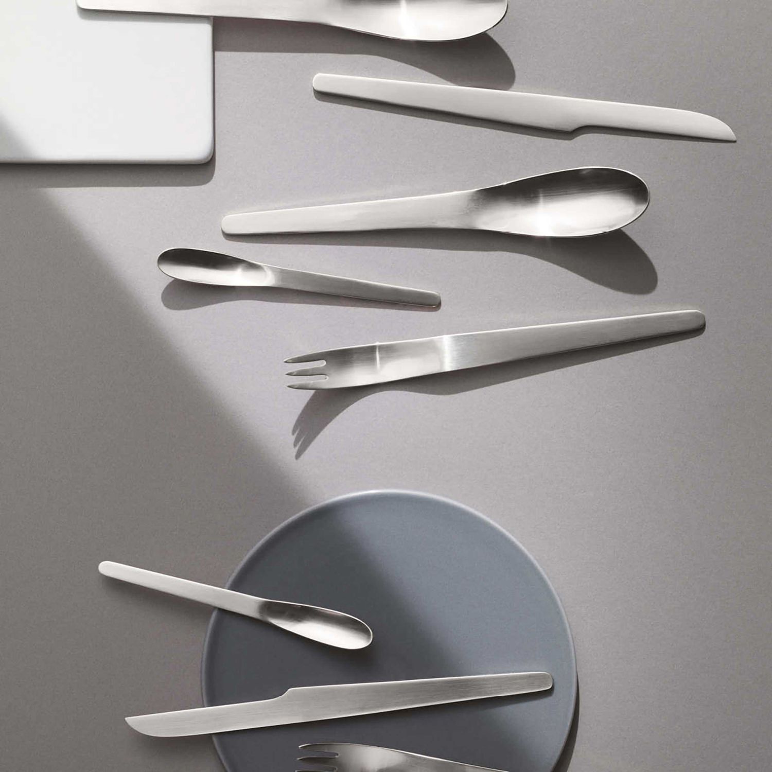 George Jensen Arne Jacobsen Dinner Spoon Matte Stainless Steel 3355011, 5705140283423