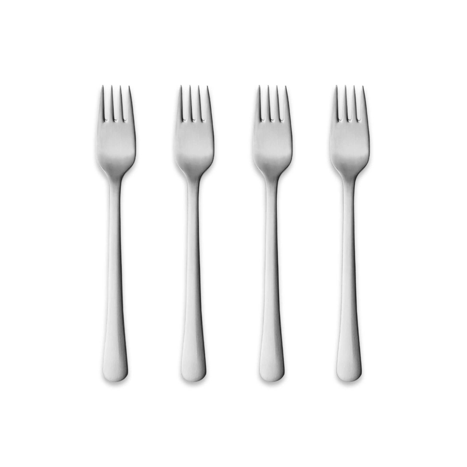 George Jensen Copenhagen Cake Fork Gift Box Set Stainless Steel 4 Pieces 10014970, 5713275066521
