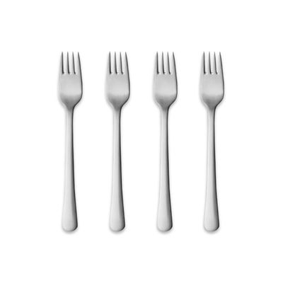 George Jensen Copenhagen Cake Fork Gift Box Set Stainless Steel 4 Pieces 10014970, 5713275066521