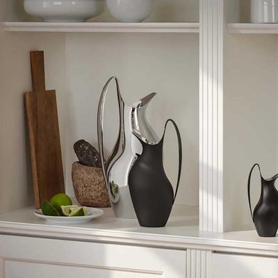 George Jensen Henning Koppel Pitcher Stainless Steel Midnight Black 0.75 L 10020468, 5713275247814