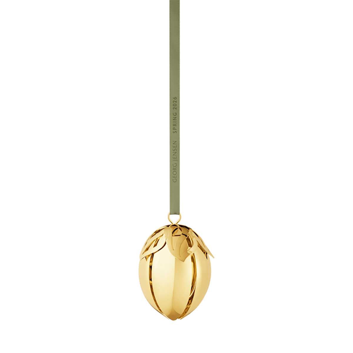 George Jensen Spring 2026 Egg 18kt Gold Plated Stainless Steel 10021003, 5713275272502