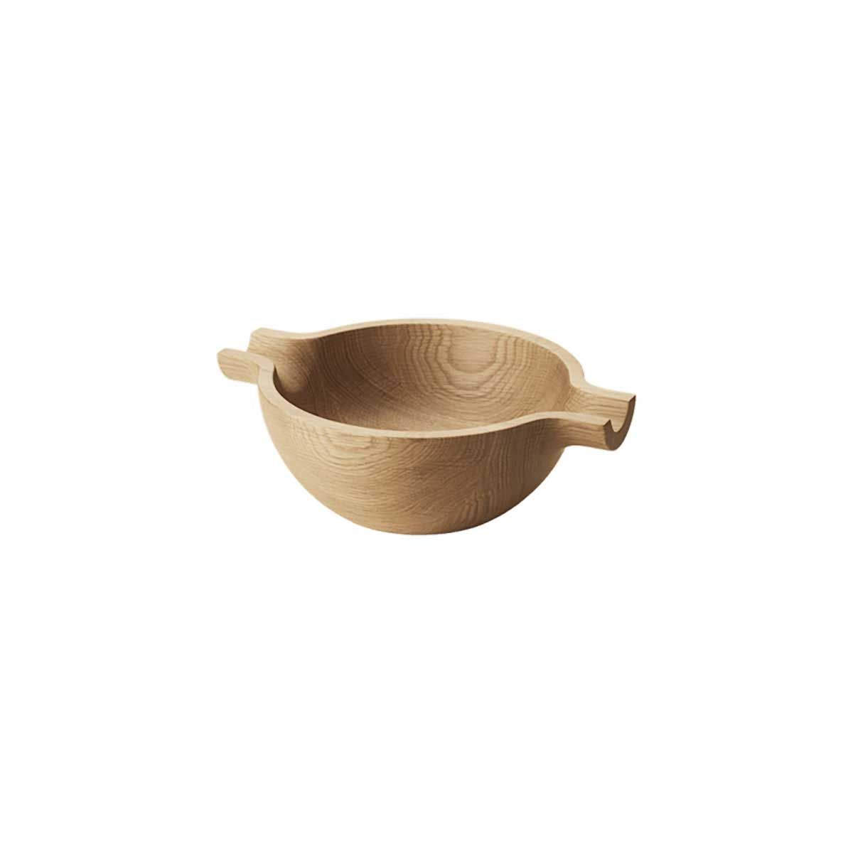 George Jensen Koppel Bowl with Handles Medium Oak Wood 10020637, 5713275256311