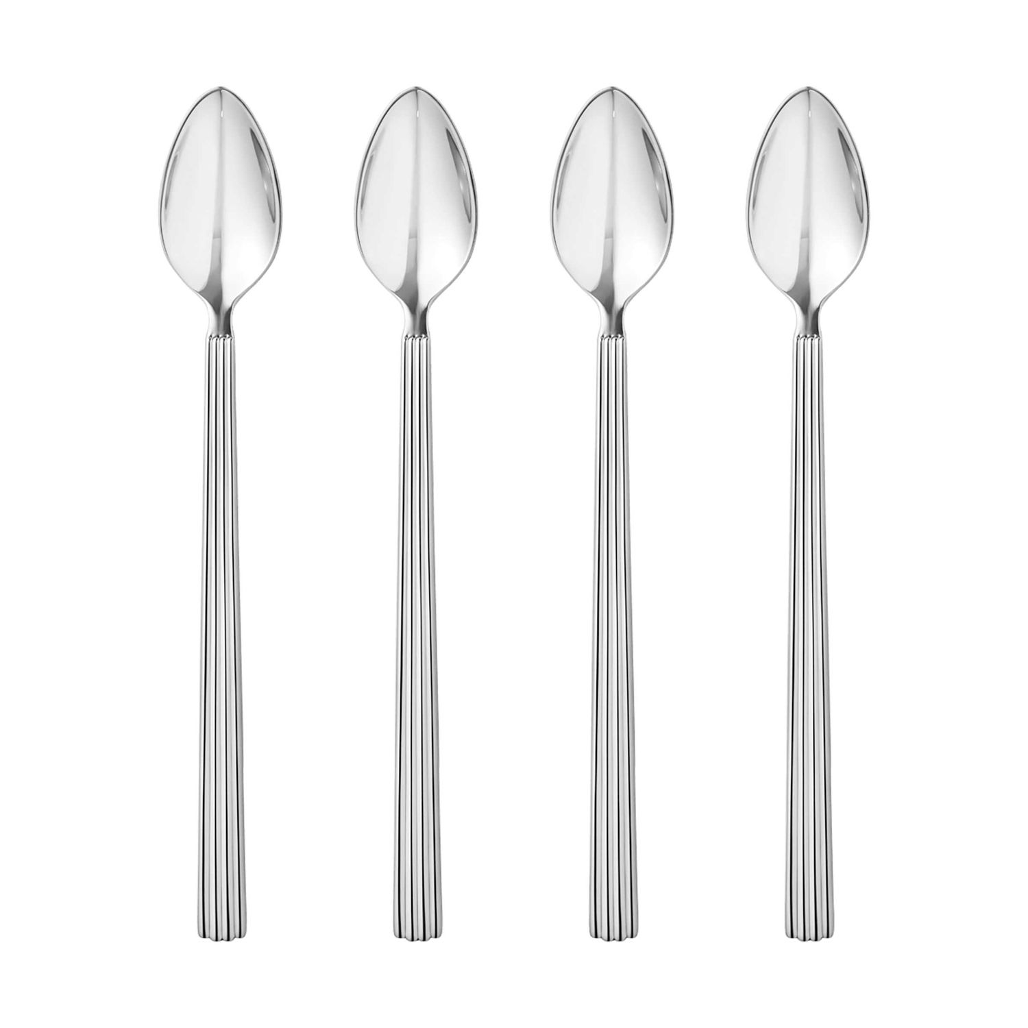 George Jensen Bernadotte Long Spoon Gift Box Stainless Steel 4 Pieces 10014960, 5713275066286
