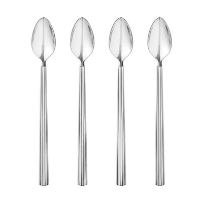 George Jensen Bernadotte Long Spoon Gift Box Stainless Steel 4 Pieces 10014960, 5713275066286
