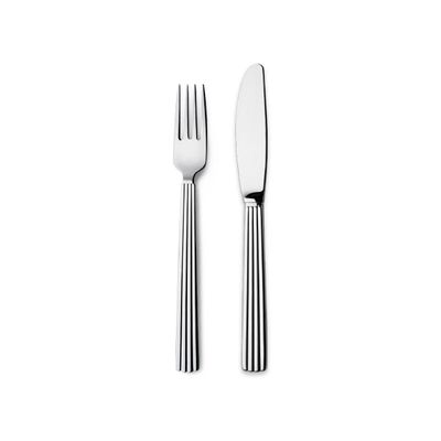 George Jensen Bernadotte Dessert &amp; Starter Cutlery Gift Box Stainless Steel 8 Pieces 10014958, 5713…