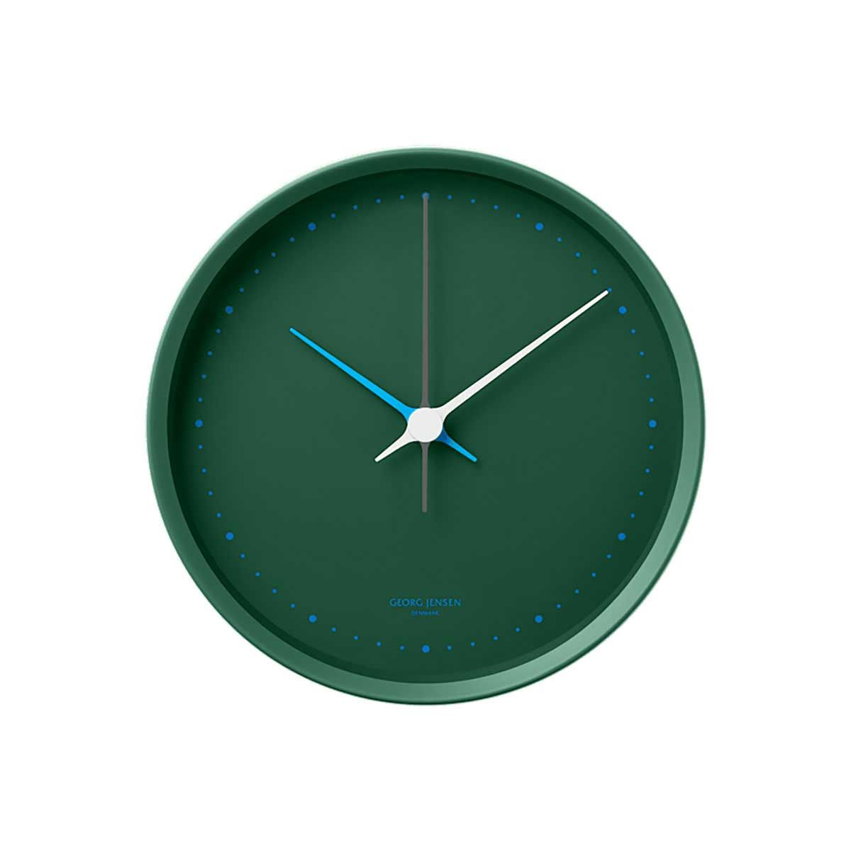George Jensen Henning Koppel Wall Clock Matte Copenhagen Green 22 cm 10020459, 5713275247722