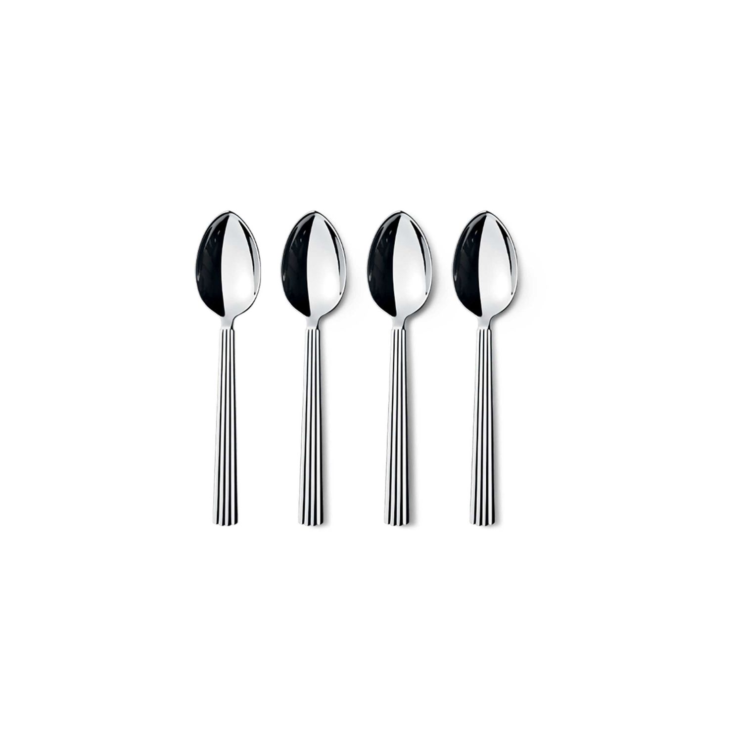 George Jensen Bernadotte Dessert Spoon Gift Box Stainless Steel 4 Pieces 10014957, 5713275066224