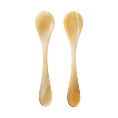 George Jensen Indulgence Caviar Spoon Horn 2 Pieces 10020210, 5713275239659
