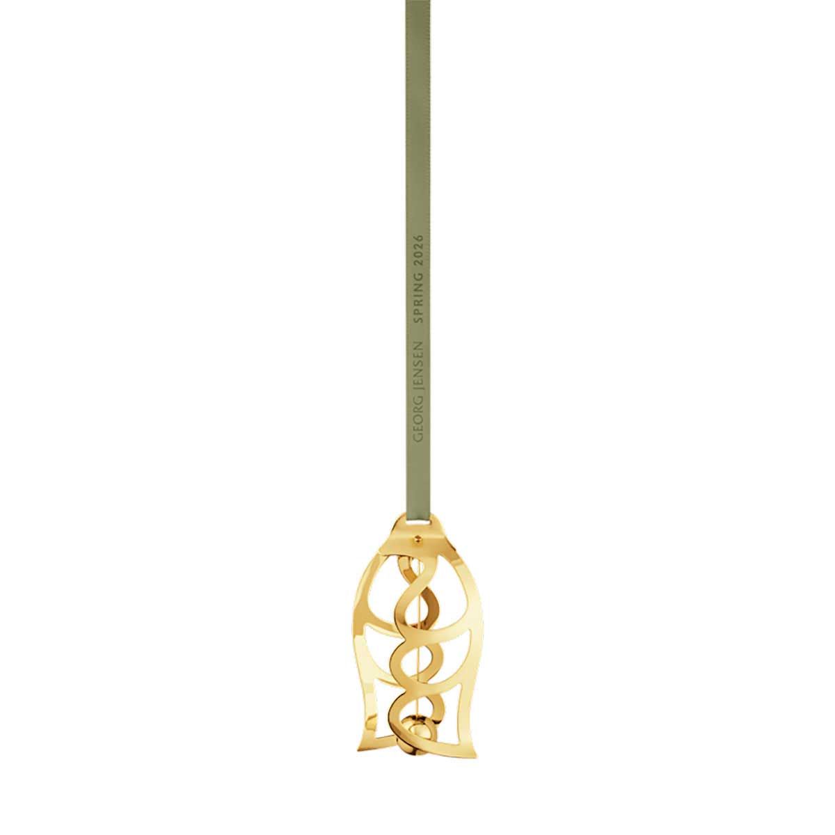 George Jensen Spring 2026 Ornament 18kt Gold Plated Stainless Steel 10021004, 5713275272519