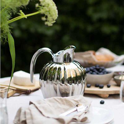 George Jensen Bernadotte Thermo Jug with Push Stopper Stainless Steel 0.8 L 10019756, 5713275230106