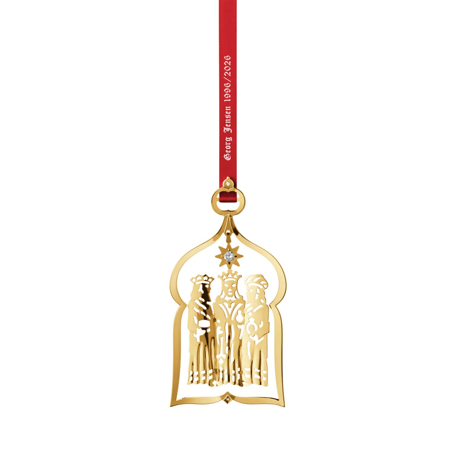 George Jensen 2026 Christmas Mobile Three Wise Men 1996/2026 18kt Gold Plated Brass 10021081, 57132…