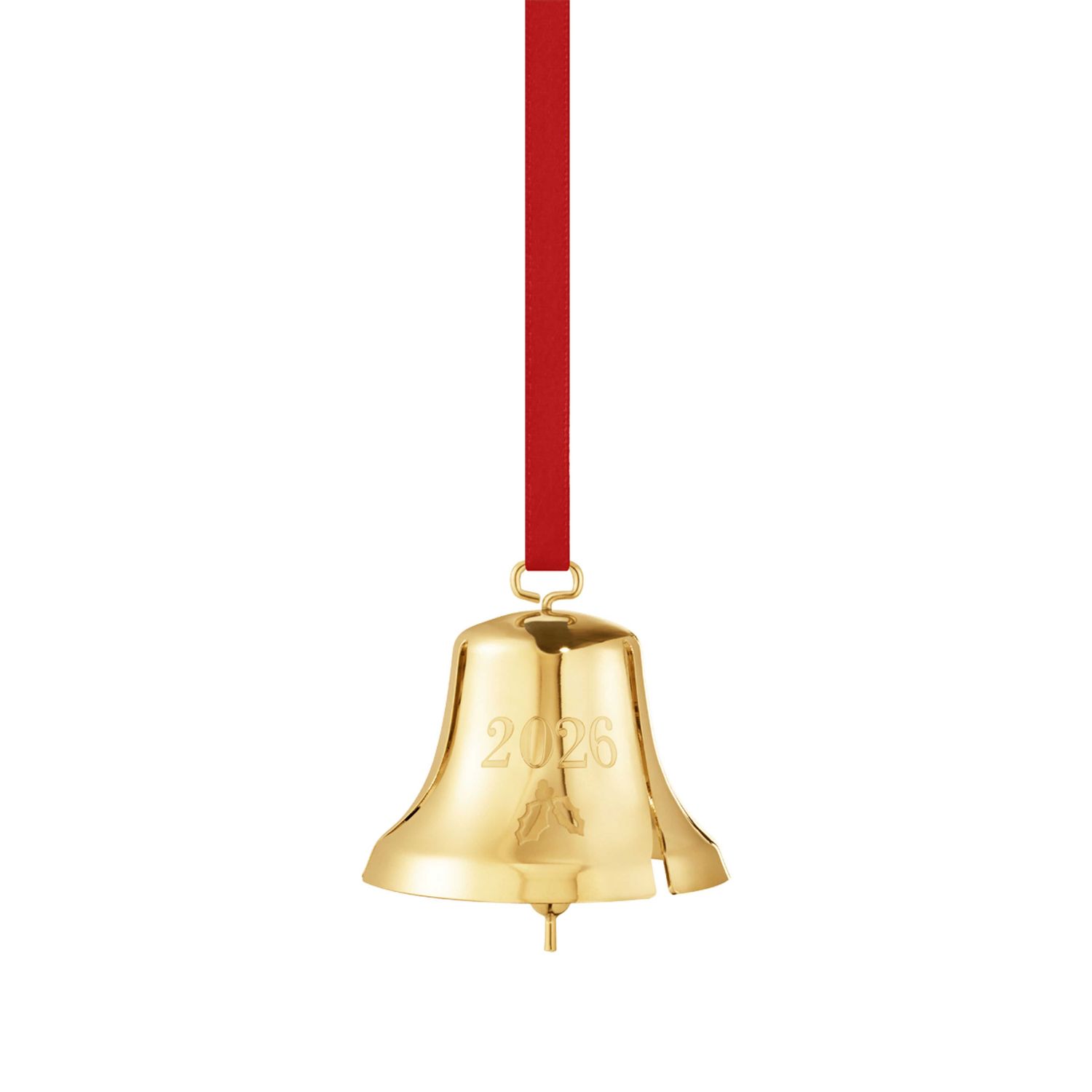 George Jensen 2026 Christmas Bell 18kt Gold Plated Brass 10021066, 5713275276784