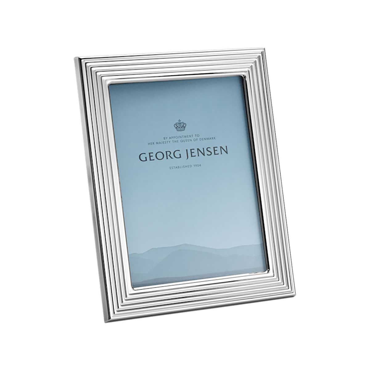 George Jensen Bernadotte Picture Frame Mirror Stainless Steel 13 x 18 cm 5 x 7 Inch 10020472, 57132…