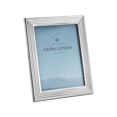 George Jensen Bernadotte Picture Frame Mirror Stainless Steel 13 x 18 cm 5 x 7 Inch 10020472, 57132…