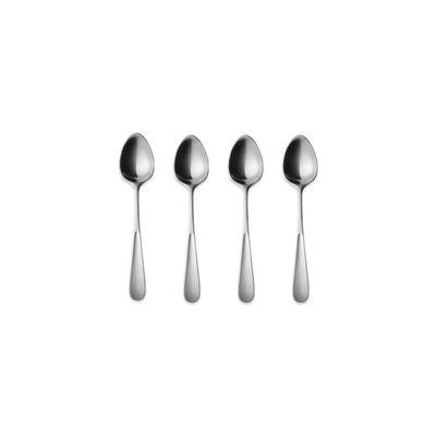 George Jensen Vivianna Tea &amp; Coffee Spoon Gift Box Stainless Steel 4 Pieces 10015004, 5713275067054