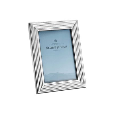 George Jensen Bernadotte Picture Frame Mirror Stainless Steel 10 x 15 cm 4 x 6 Inch 10020471, 57132…