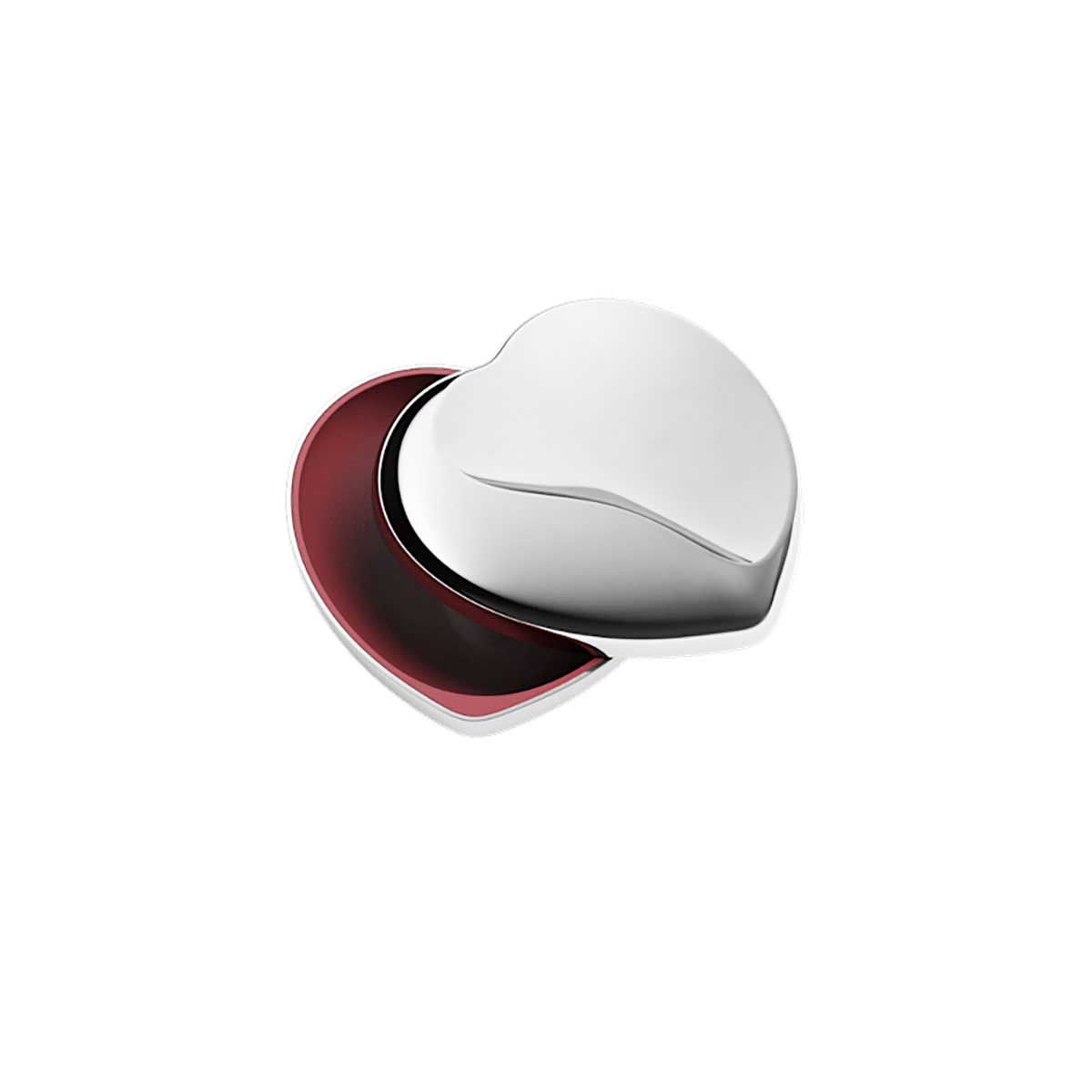 George Jensen Heart Pill Box Stainless Steel 10020325, 5713275243601