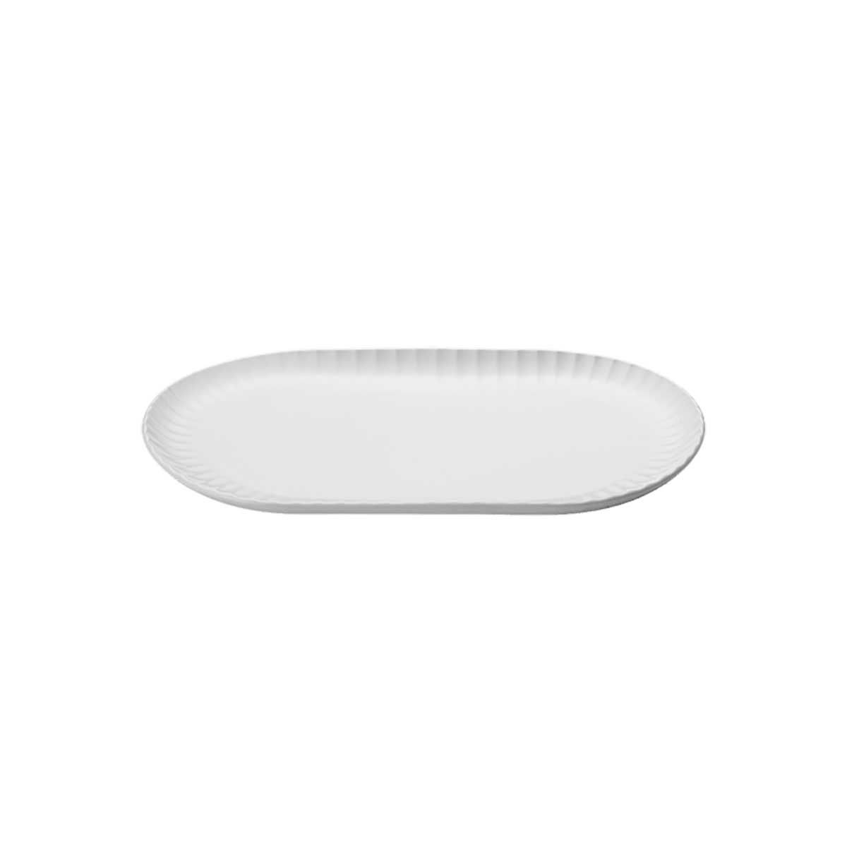 George Jensen Bernadotte Soft Groove Serving Dish Porcelain 10020938, 5713275270720