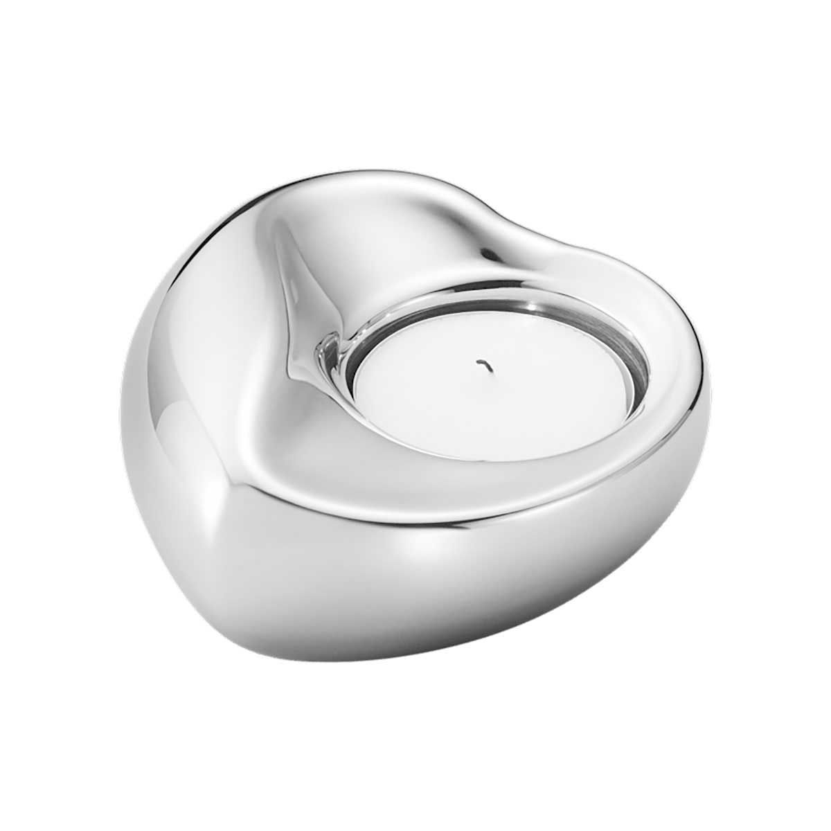 George Jensen Heart Tealight Holder Stainless Steel 10020324, 5713275243595