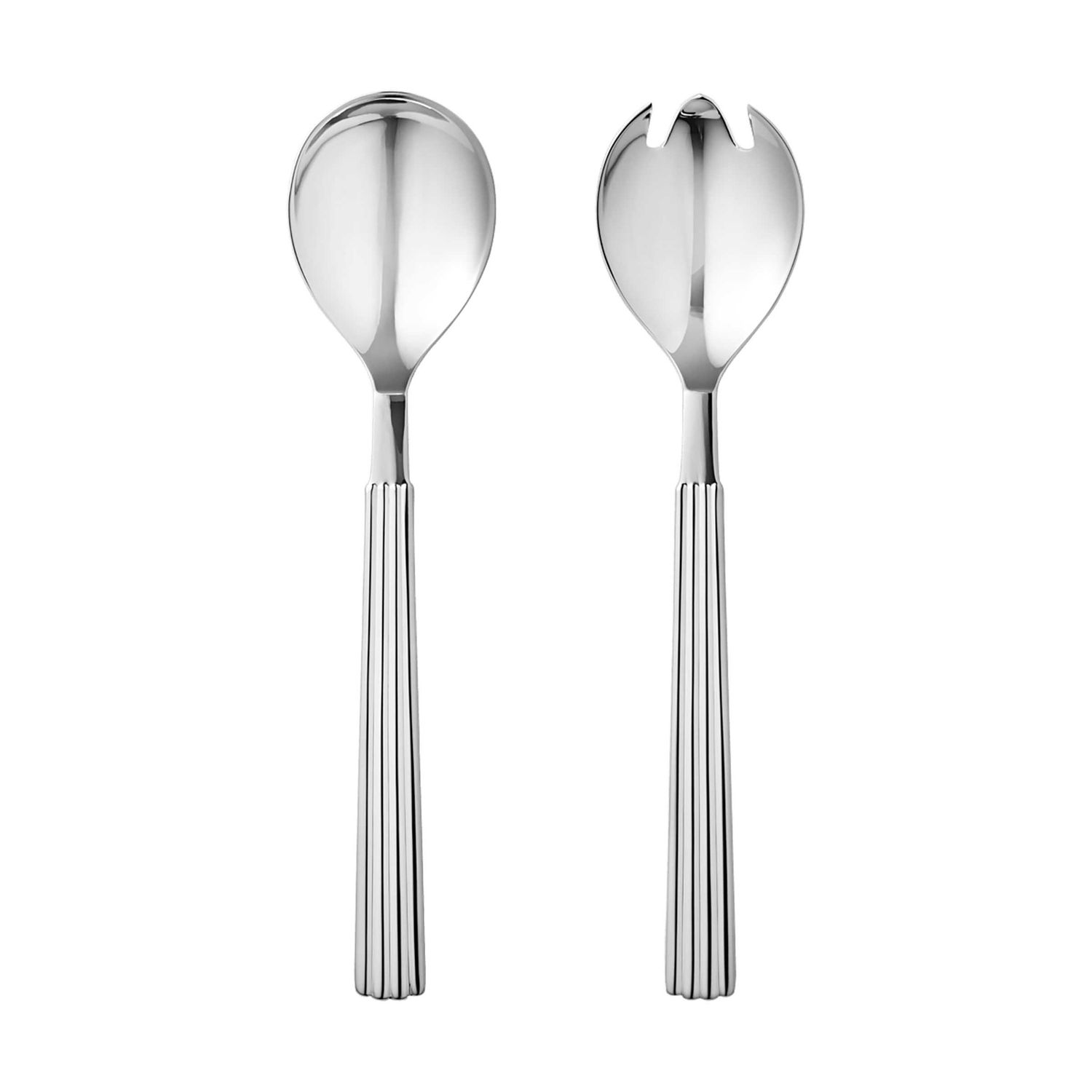 George Jensen Bernadotte Salad Serving Set Stainless Steel 2 Pieces 3609090, 5705145265752