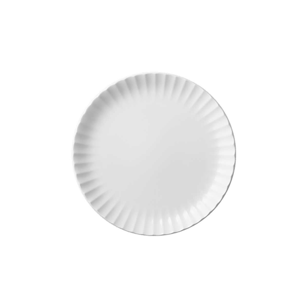 George Jensen Bernadotte Soft Groove Lunch Plate Porcelain 22.5 cm 10020936, 5713275270706