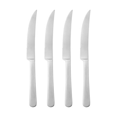 George Jensen Copenhagen Steak Knife Set Matte Stainless Steel 4 Pieces 10017003, 5713275079019