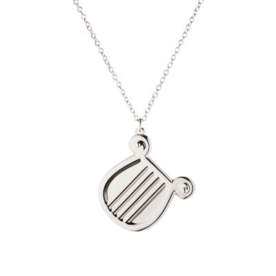 George Jensen 2026 Ornament Harp Palladium Plated Zinc Alloy 10021056, 5713275277583