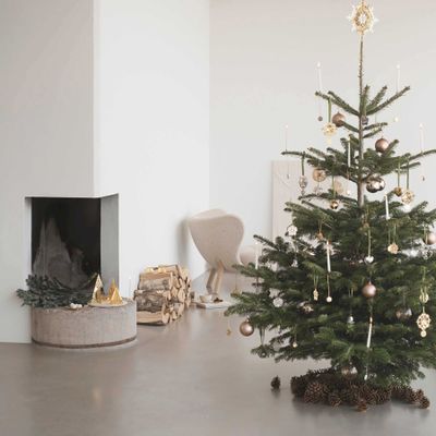 George Jensen Seasonal Tree Topper Ice Flower Gold 10018022, 5713275084723