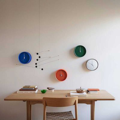George Jensen Henning Koppel Wall Clock Matte Iconic Blue 22 cm 10020488, 5713275248439