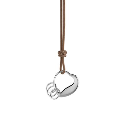 George Jensen Heart Keyring Stainless Steel 10020644, 5713275256564
