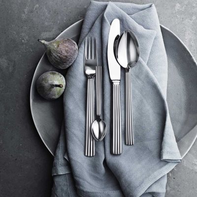George Jensen Bernadotte Cutlery Gift Box 16 Pieces Service for 4 Mirror Stainless Steel 3609516, 5…
