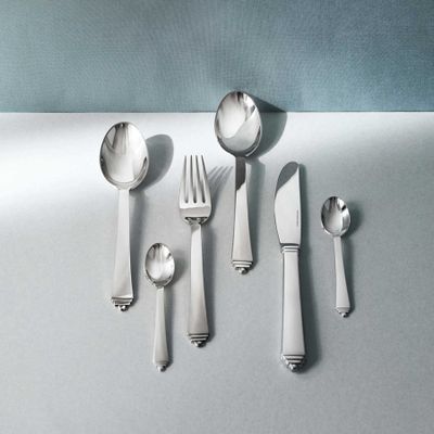 George Jensen Pyramid Small Tea Spoon Mirror Stainless Steel 3651033, 5705145073722