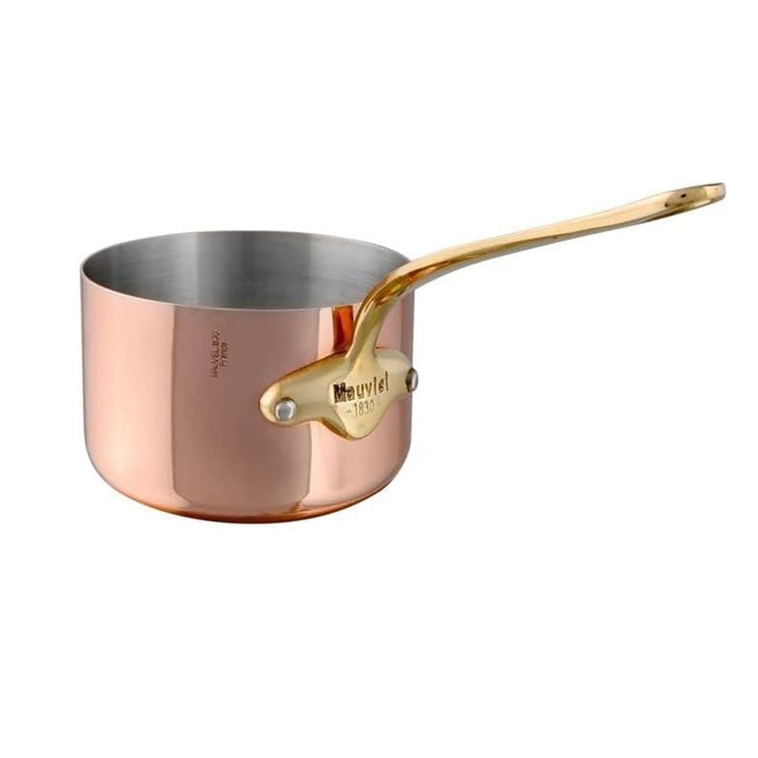 Product photo of Mauviel M'150B Copper Saucepan 7.1 Inch - MPN 672018, UPC 3574906720180