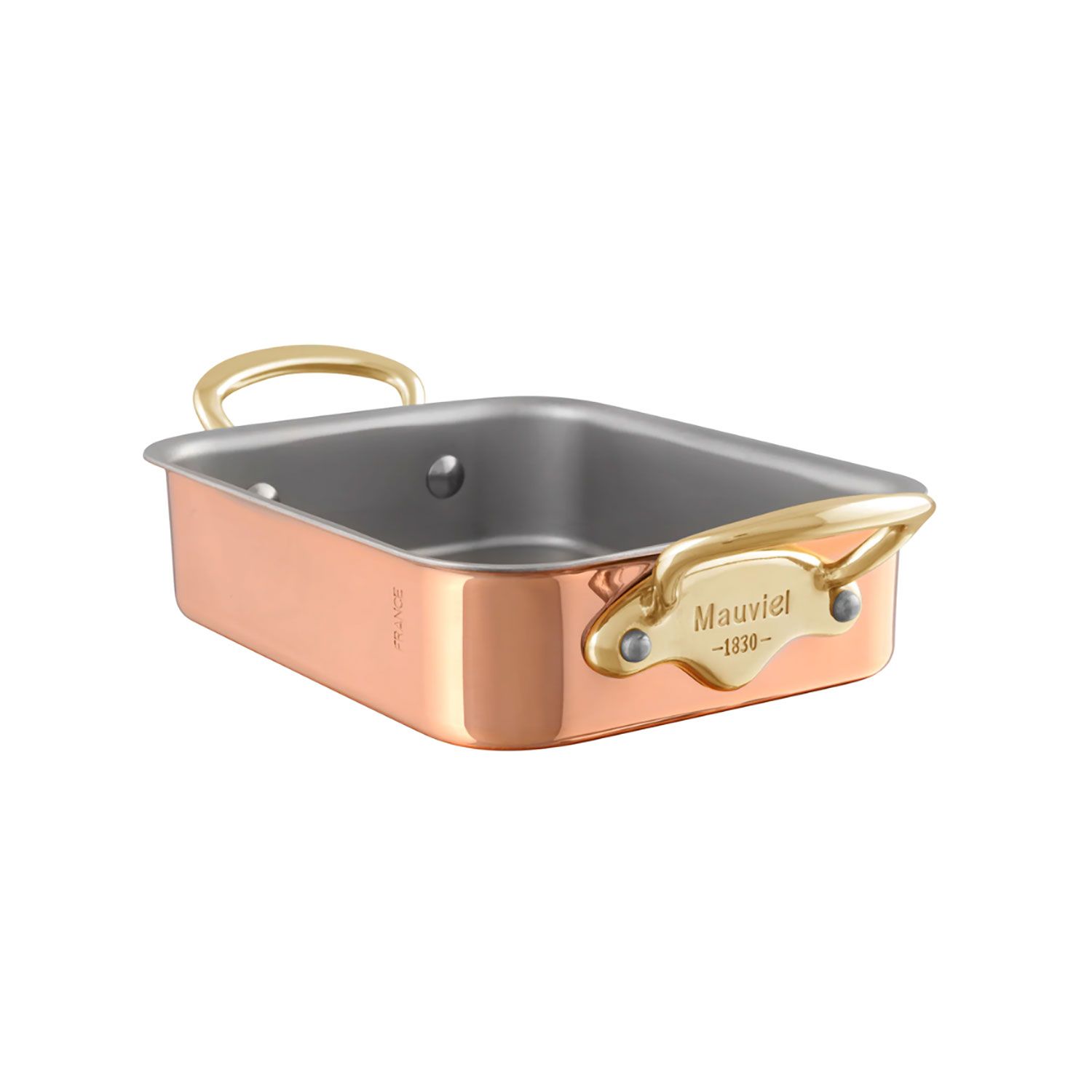Product photo of Mauviel M'Minis Copper Roasting Pan 5.5 x 3.9 Inch - MPN 650914, UPC 3574906509146