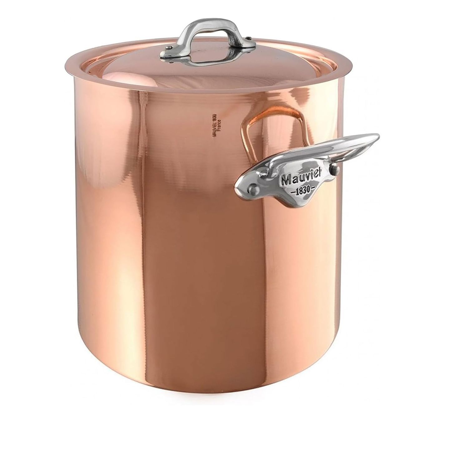 Product photo of Mauviel M'150S Copper Stockpot with Lid 9.4 Inch - MPN 613285