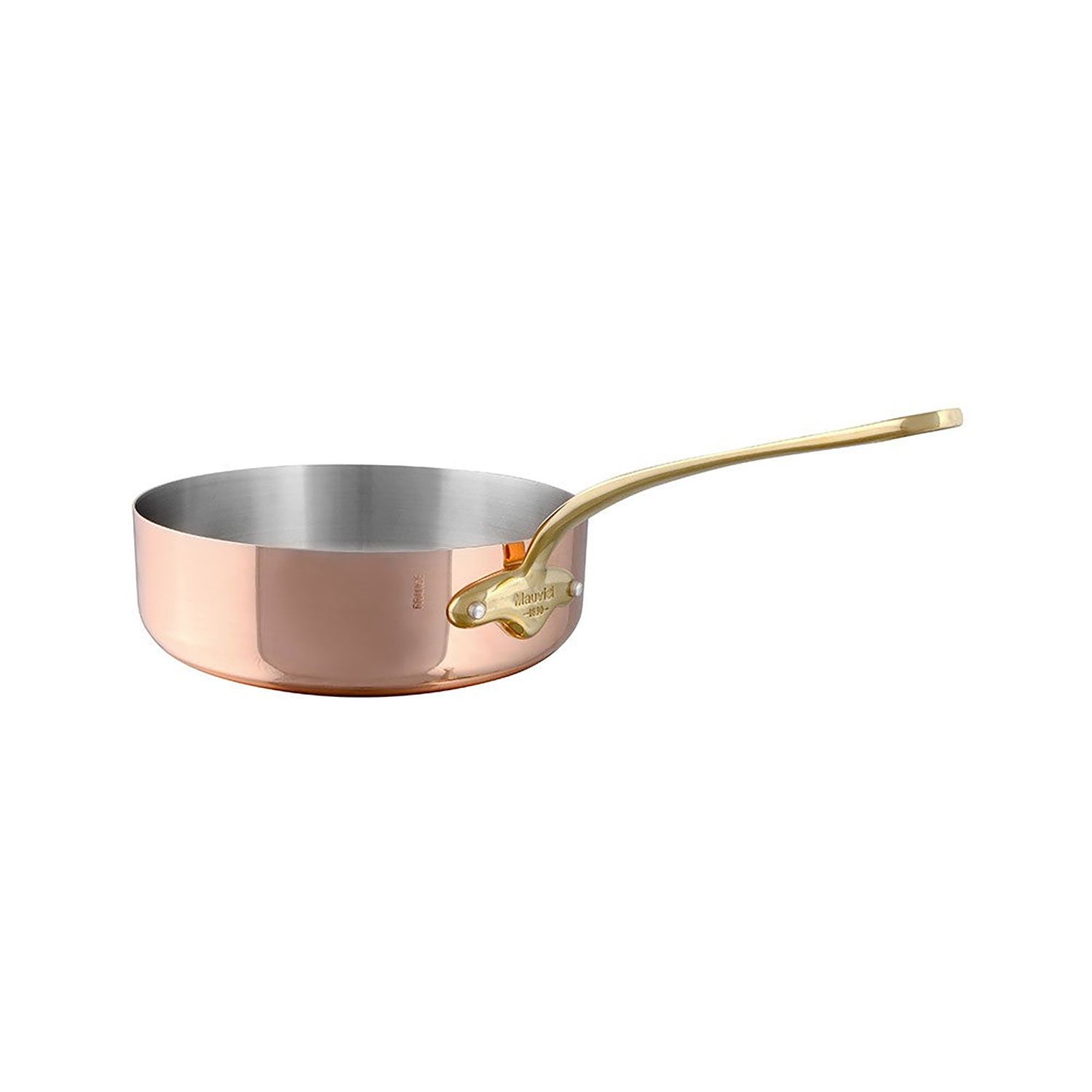 Product photo of Mauviel M'150B Copper Saute Pan 7.9 Inch - MPN 672320, UPC 3574906723204