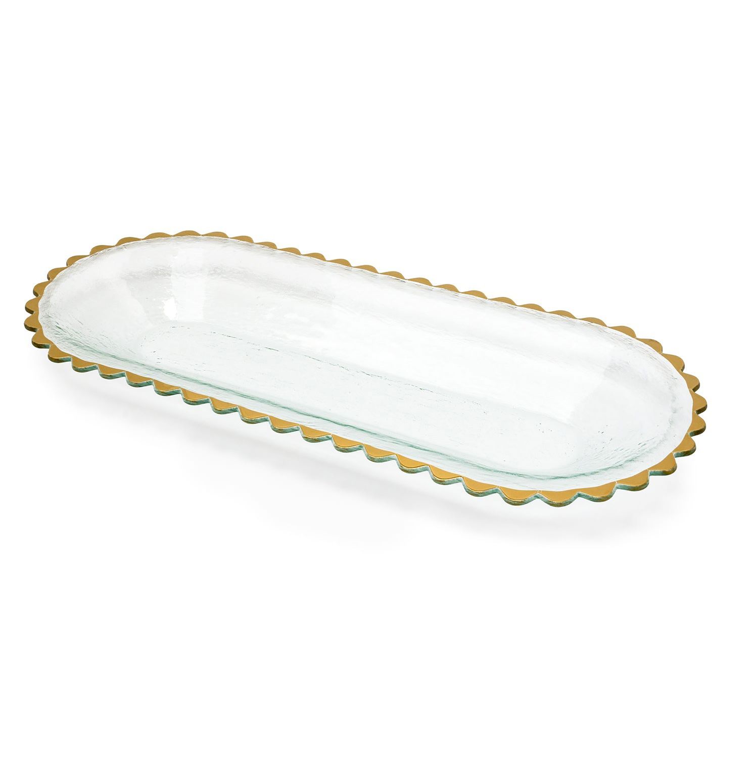 Annieglass Sweetie Oblong Serving Bowl 23.5 x 9.5 Inch, SWT121, 690432121185