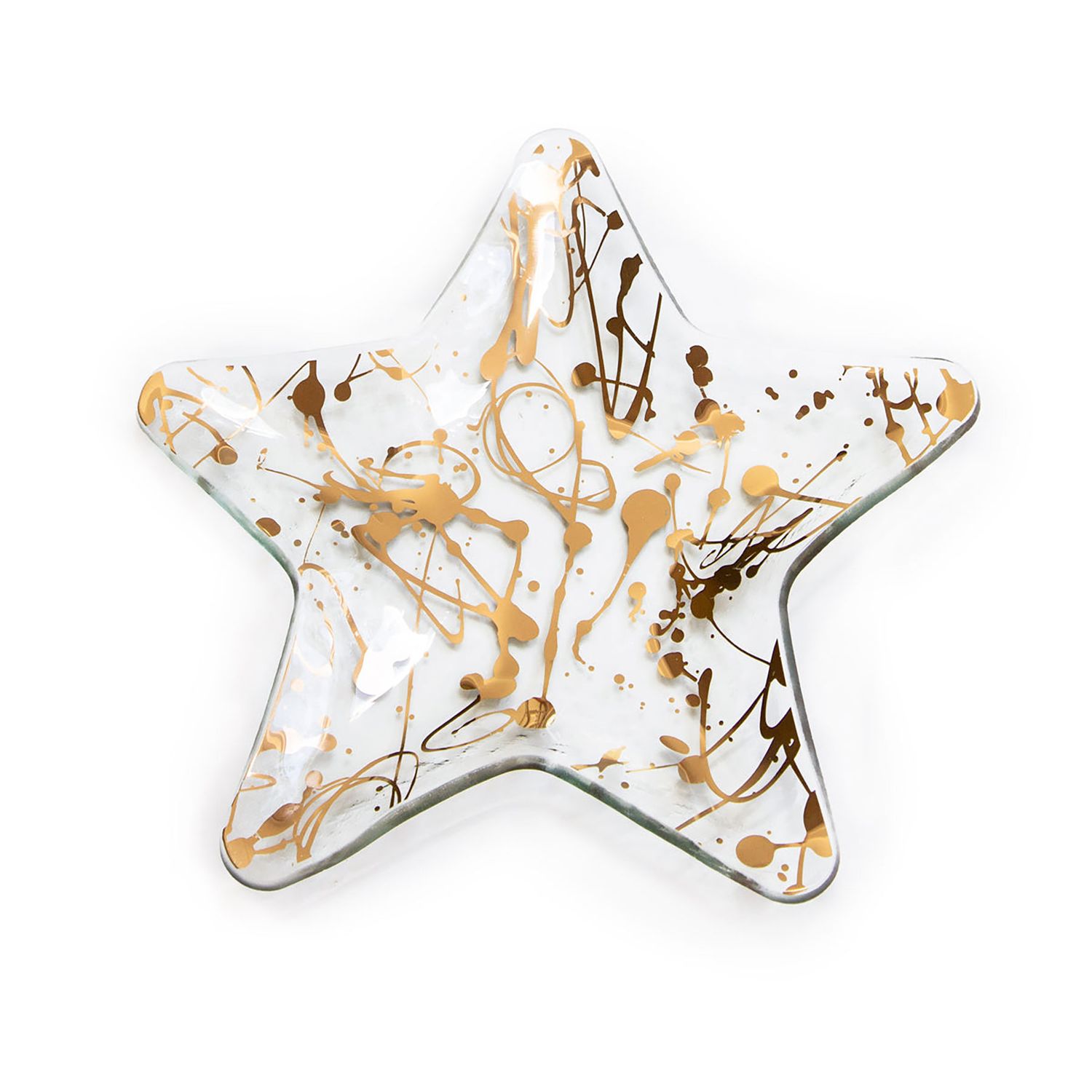 Annieglass Jaxson Star Plate 9 Inch, ST210, 690432210292