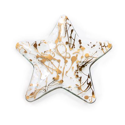 Annieglass Jaxson Star Plate 9 Inch, ST210, 690432210292