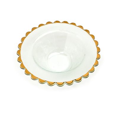 Annieglass Sweetie Wine Coaster Bowl 9 Inch, SWT131, 690432131184