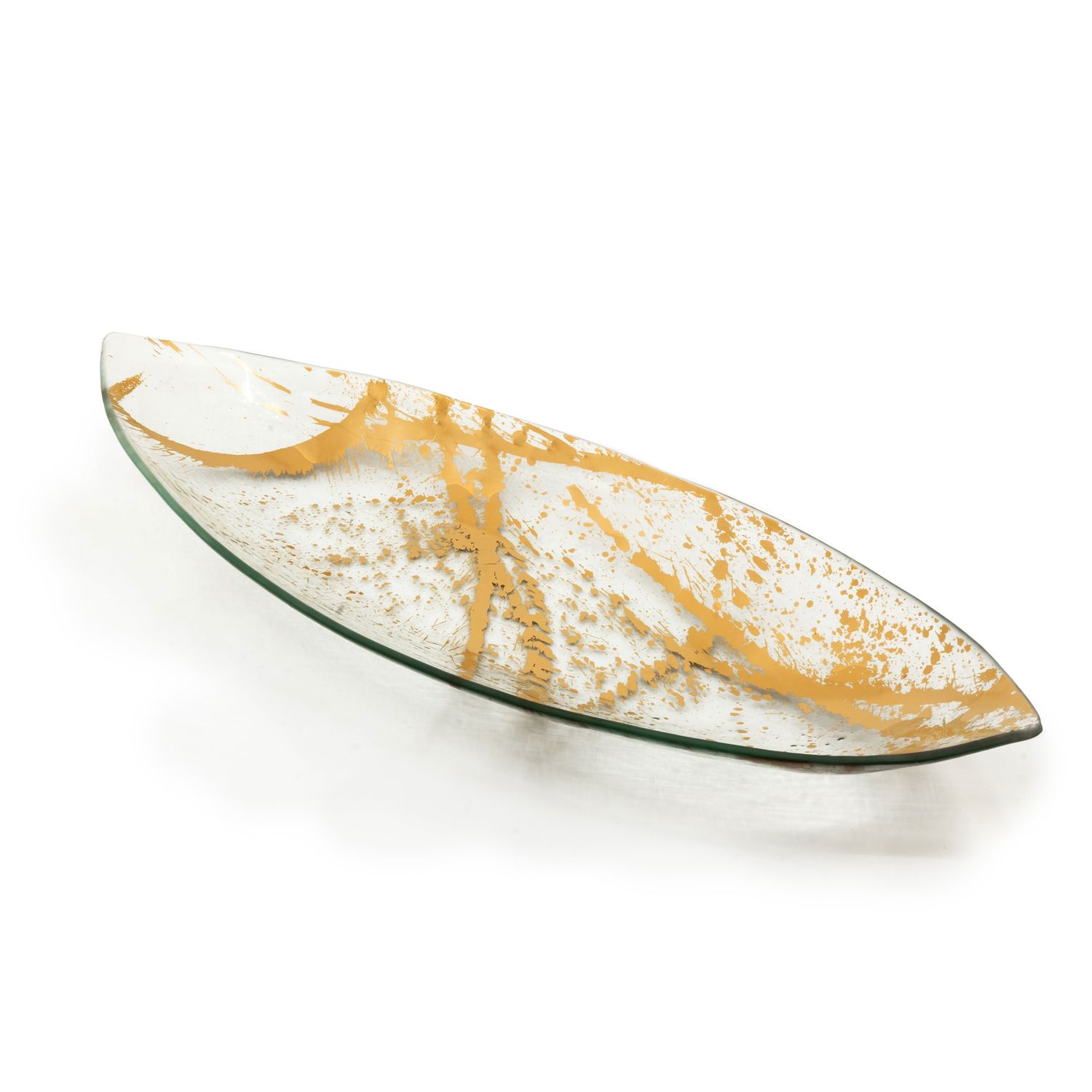 Annieglass Jaxson Large Canoe Server 8 x 23 Inch, JX152G, 690432152363