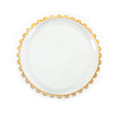 Annieglass Sweetie Dinner Plate 10.25 Inch, SWT106, 690432106182