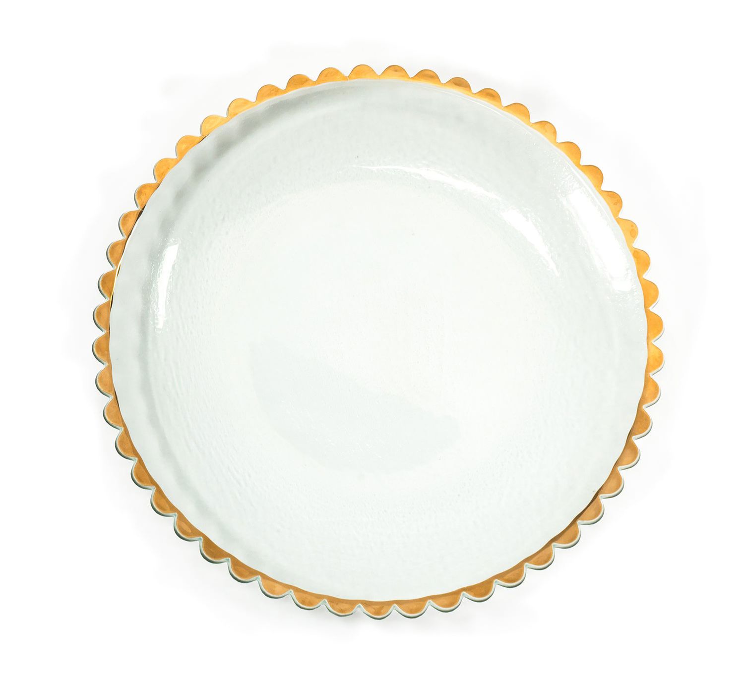 Annieglass Sweetie Round Platter 14.5 Inch, SWT113, 690432113180
