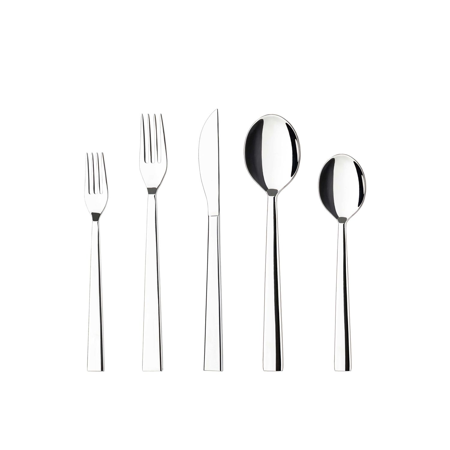 Costa Nova Sen Polished 5 Piece Place Setting 18/10 Stainless Steel C20841-POL, 5606739982195