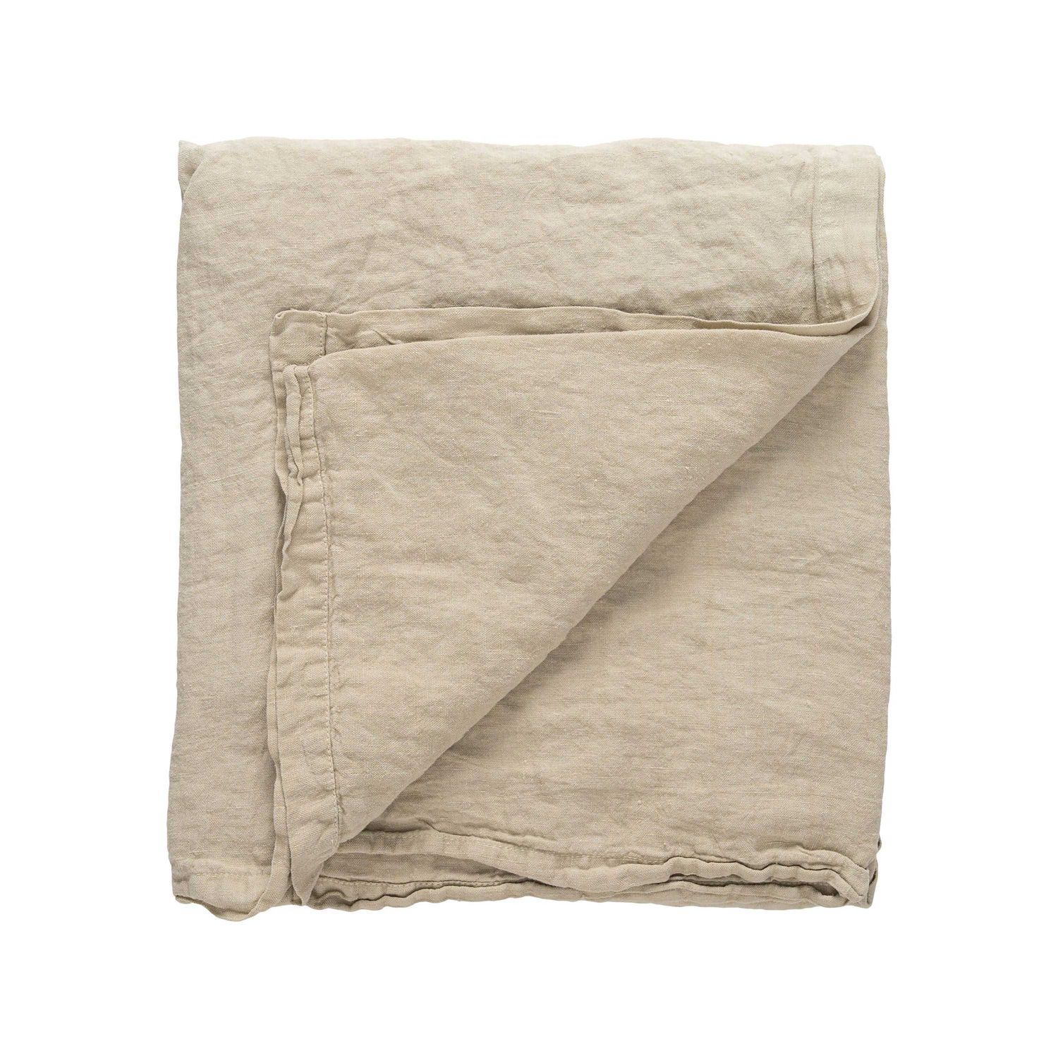 Costa Nova Maria Khaki Table Cloth 100% Linen 55 x 55 inch TX0333-KAK, 5606739982904