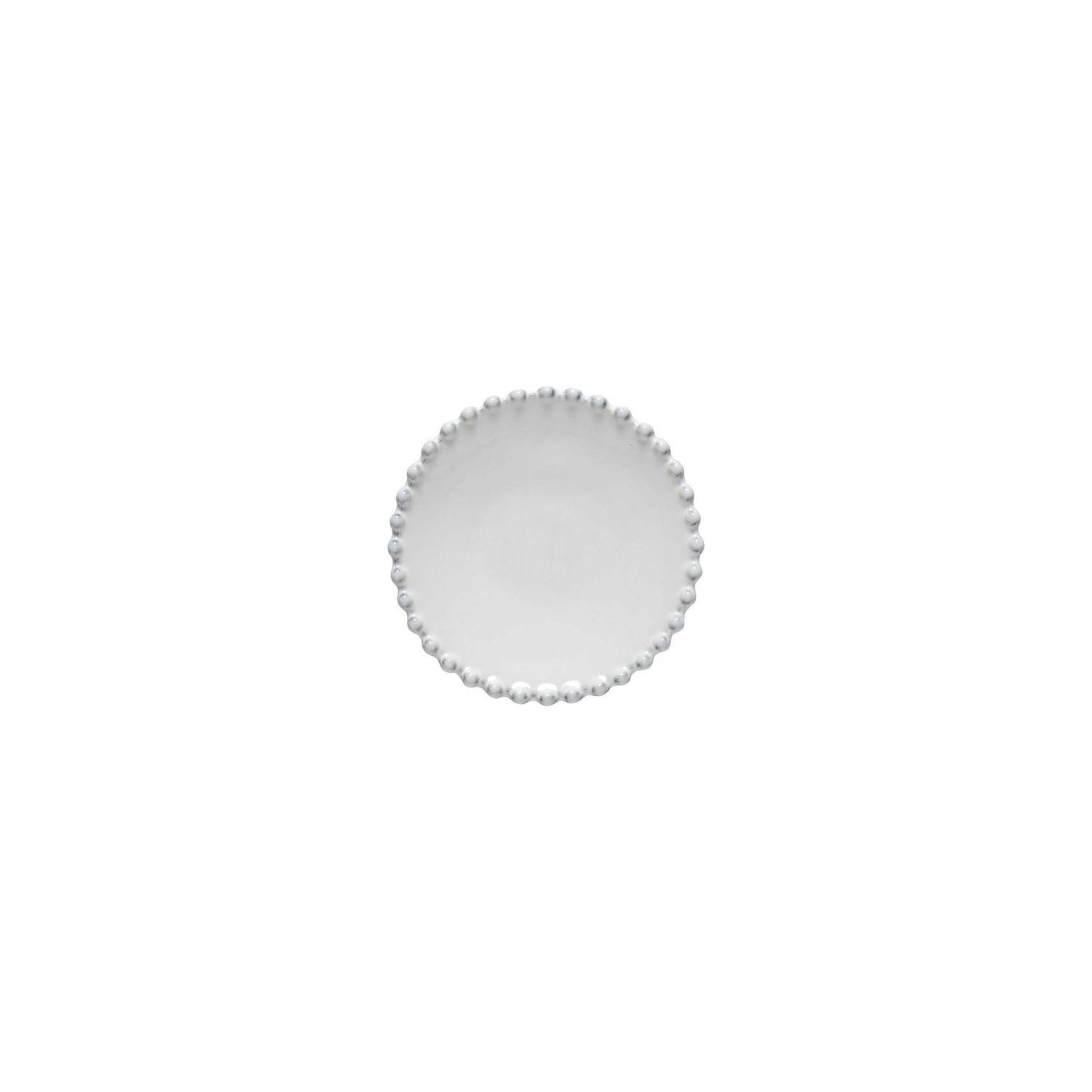 Costa Nova Pearl White Appetizer Plate 5 inch PEP133-WHI, 5606739974879