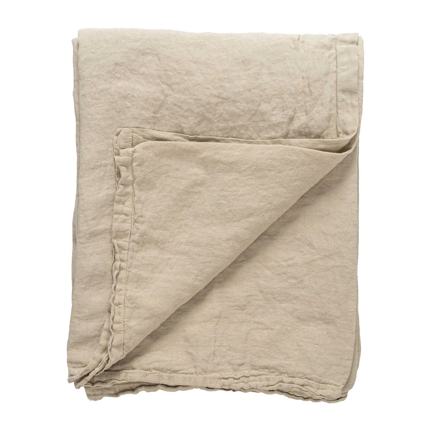 Costa Nova Maria Khaki Table Cloth 100% Linen 55 x 79 inch TX0337-KAK, 5606739982942